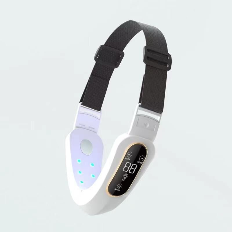 Appareil de massage facial à microcourant EMS LED Photon Therapy pour affiner la silhouette, réduire le double menton et éliminer les rides.WENDY BEAUTY