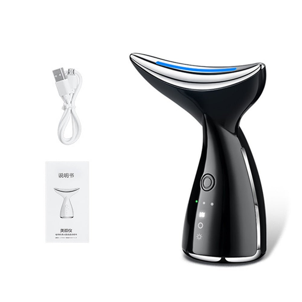 Masseur facial a micro courant LED pulsée pour menton et cou - WENDY BEAUTY